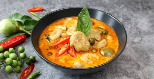 แกงเขียวหวานลูกชิ้นปลากราย